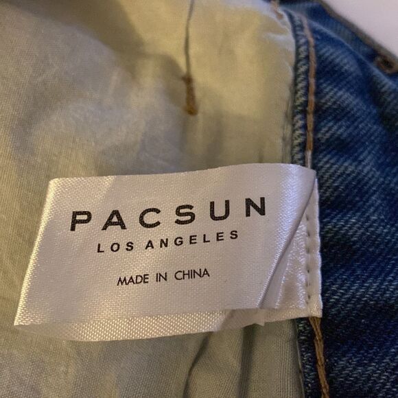 PACSUN Mom Jean high waisted slim leg denim jeans 29L - Picture 9 of 10